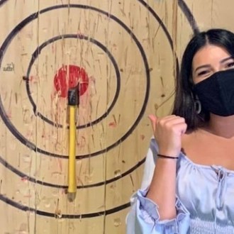 a person posing for the camera